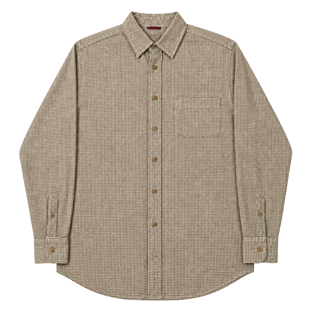 Dockers Long Sleeve Button Down Shirt Size L Blue Check h1607 1