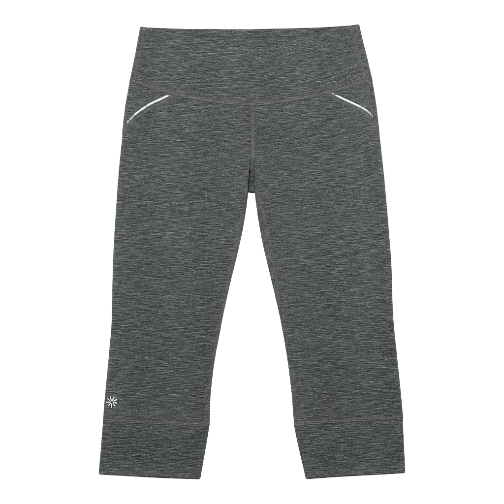 Athleta Capris Gray Athletic Leggings 1