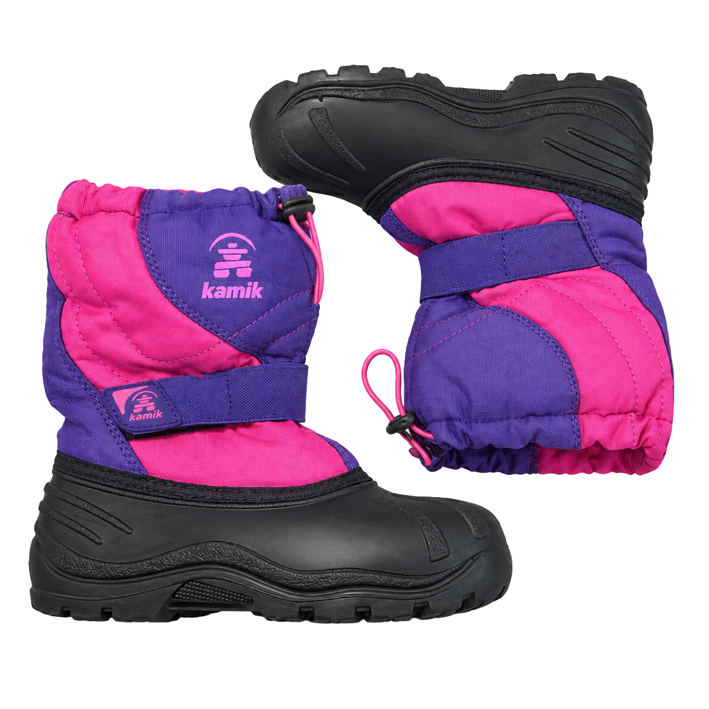 Kamik Snowbug Winter Boots youth Size 3 PurpleMagenta 1