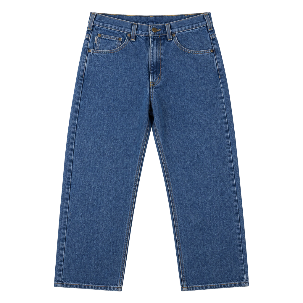 Carhartt B160 DST Relaxed Fit Tapered Leg Denim Jeans 34x30 Vintage Dark Stone 1