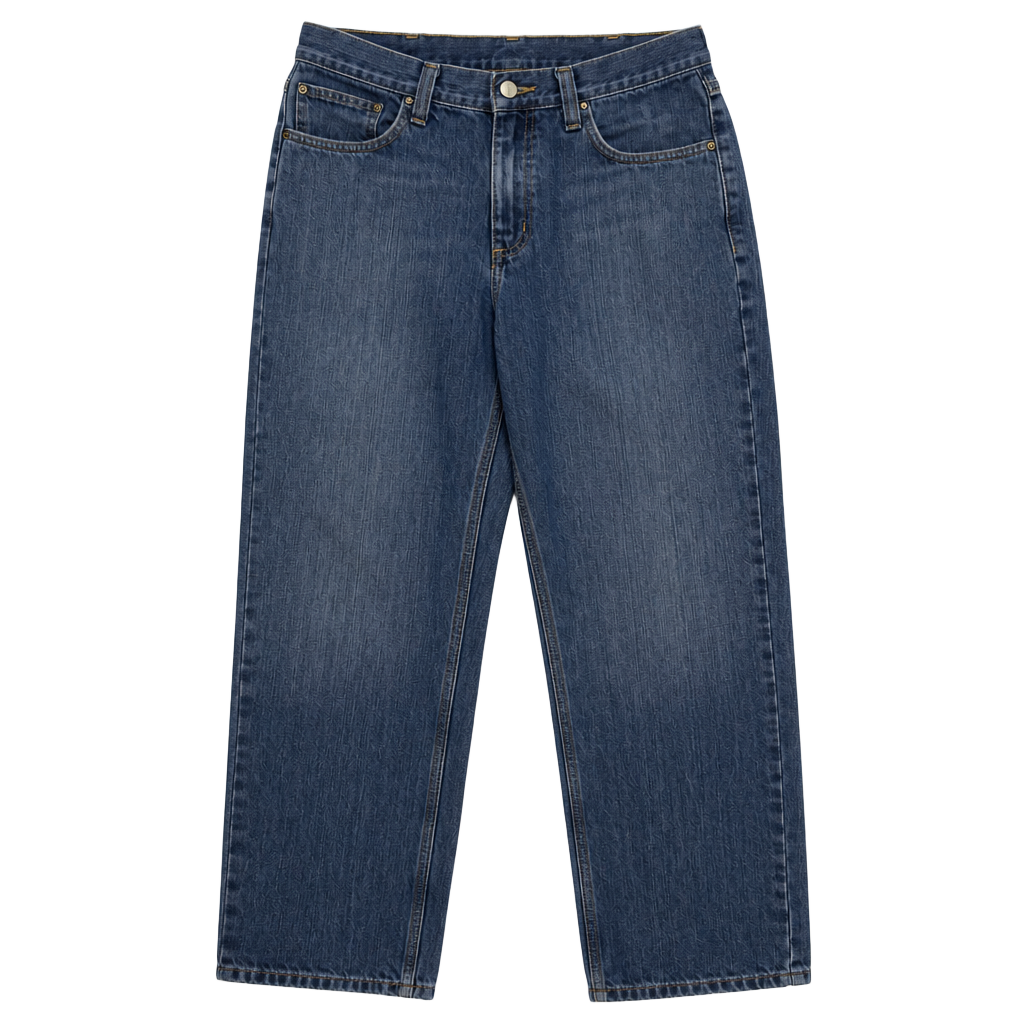 Carhartt Men's Relaxed Fit Straight Leg Blue Jeans 32x30 1