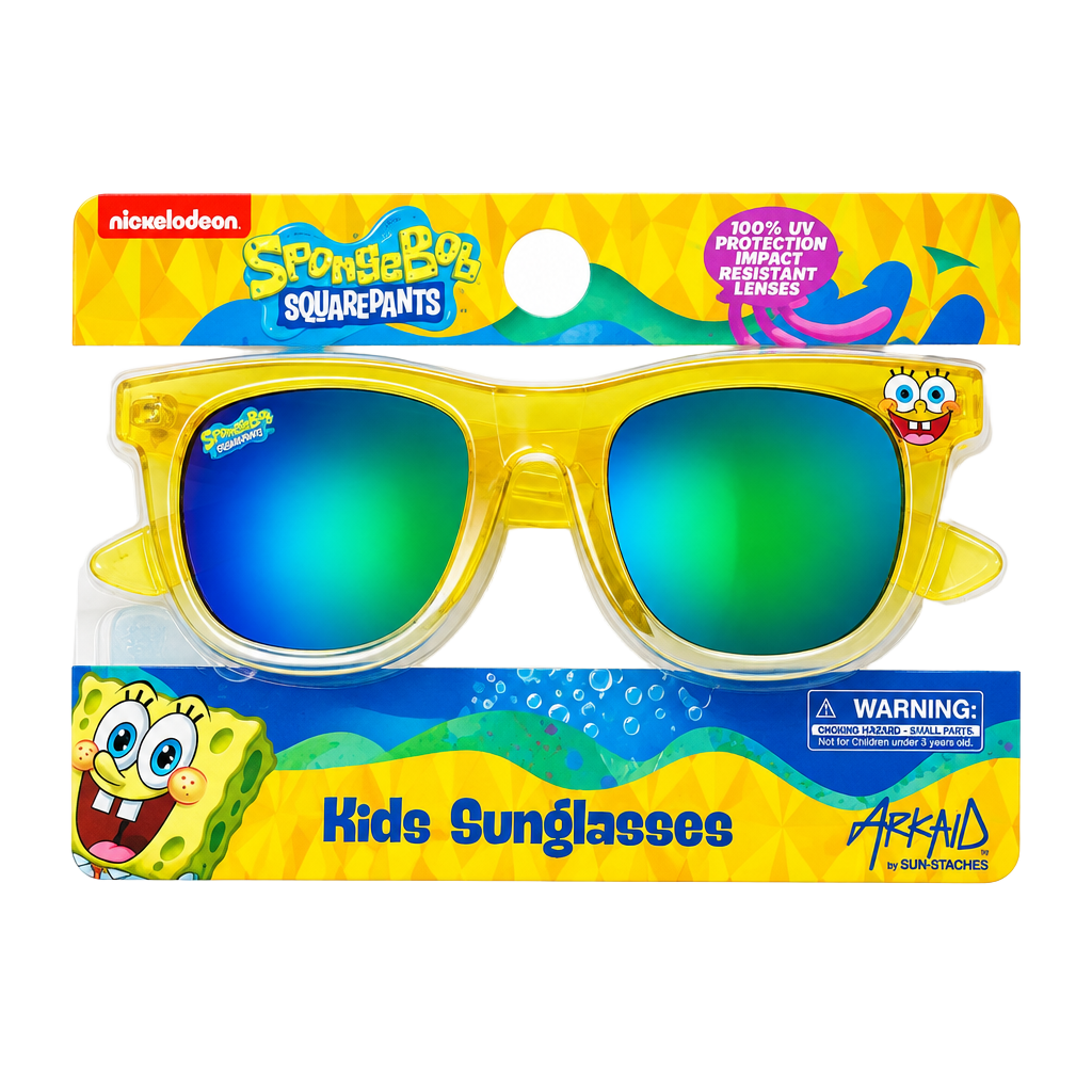 Arkaid SpongeBob SquarePants Kids Sunglasses Ombre Yellow WG5148 New 1