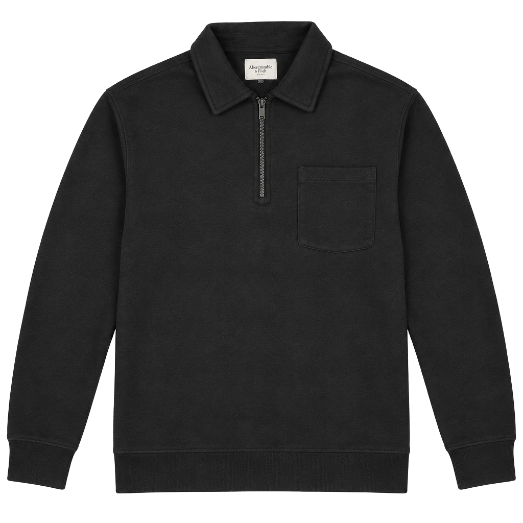 Goodfellow & Co Quarter-Zip Sweatshirt Size XXL Dark Gray Pocket NWT 1