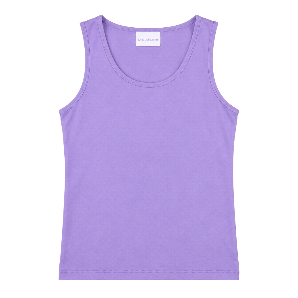 Liz Claiborne Tank Top Size M Lavender Nylon Spandex 1