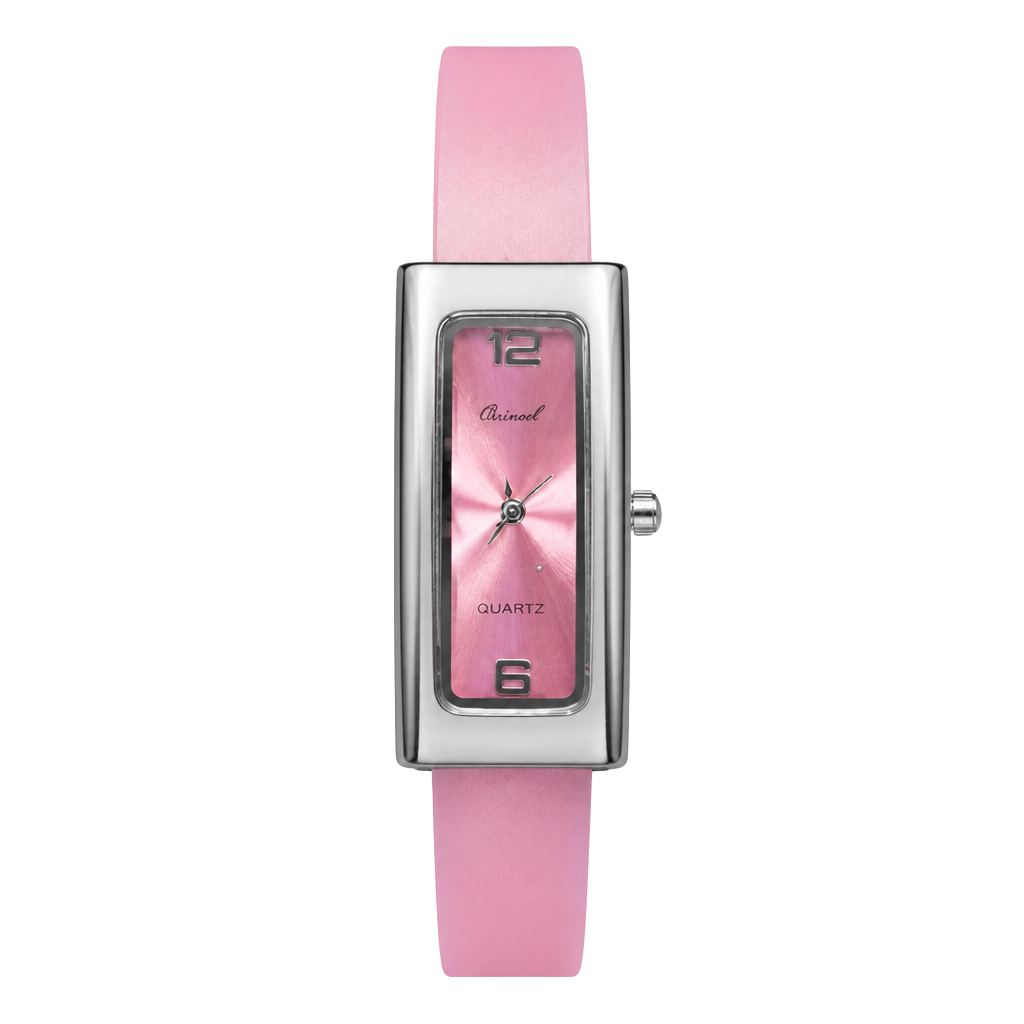 Pastorelli Pink Rectangular Quartz Women's Fashion Wrist Watch (untested) 1