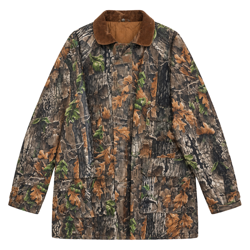 Cedar Key Hunting Jacket Size 2X Camo Treebark By Lynch Superflauge 1