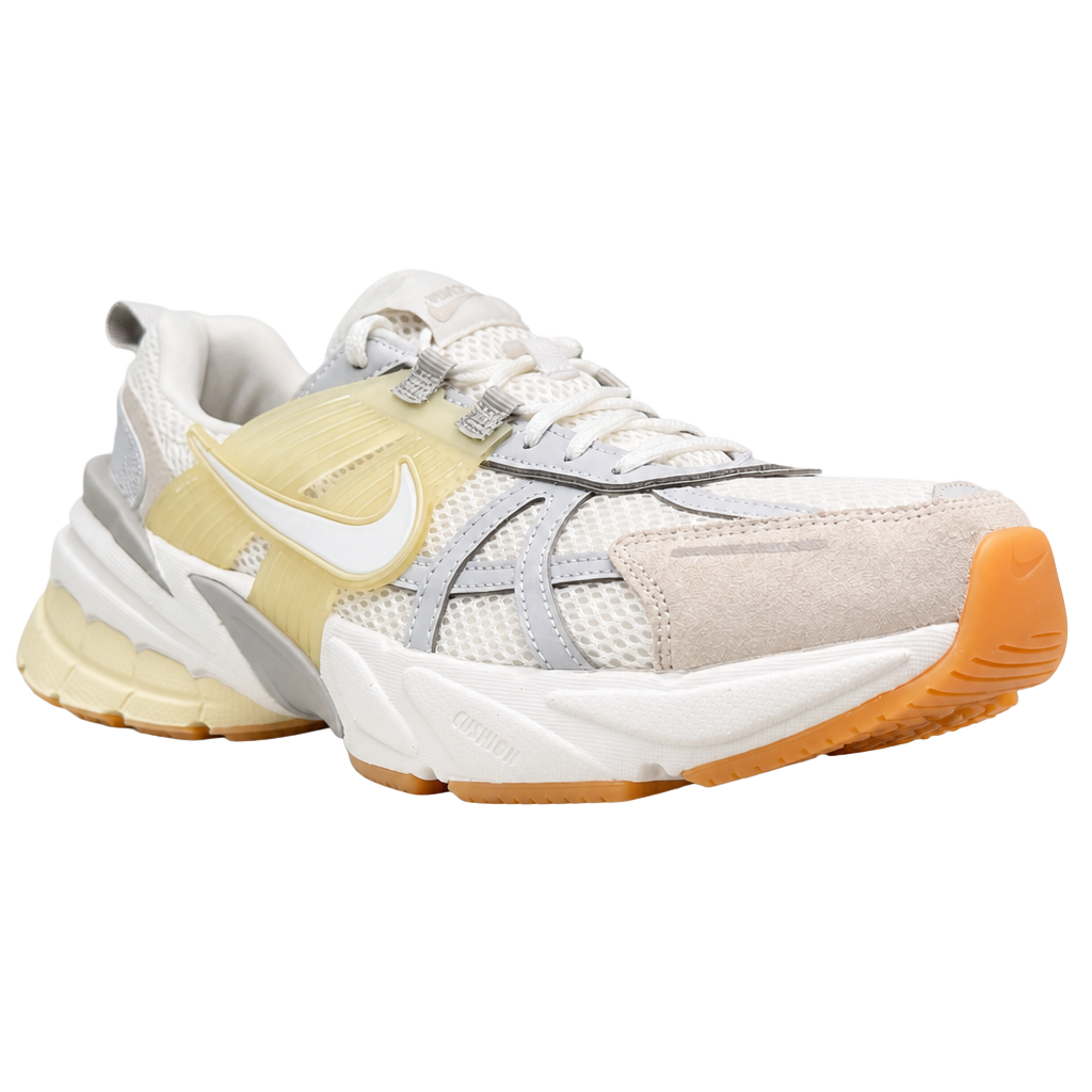 Nike V2K Run Shoes (HV4314-030, Phantom/Light Khaki. Men 10.5 / Women 12 1