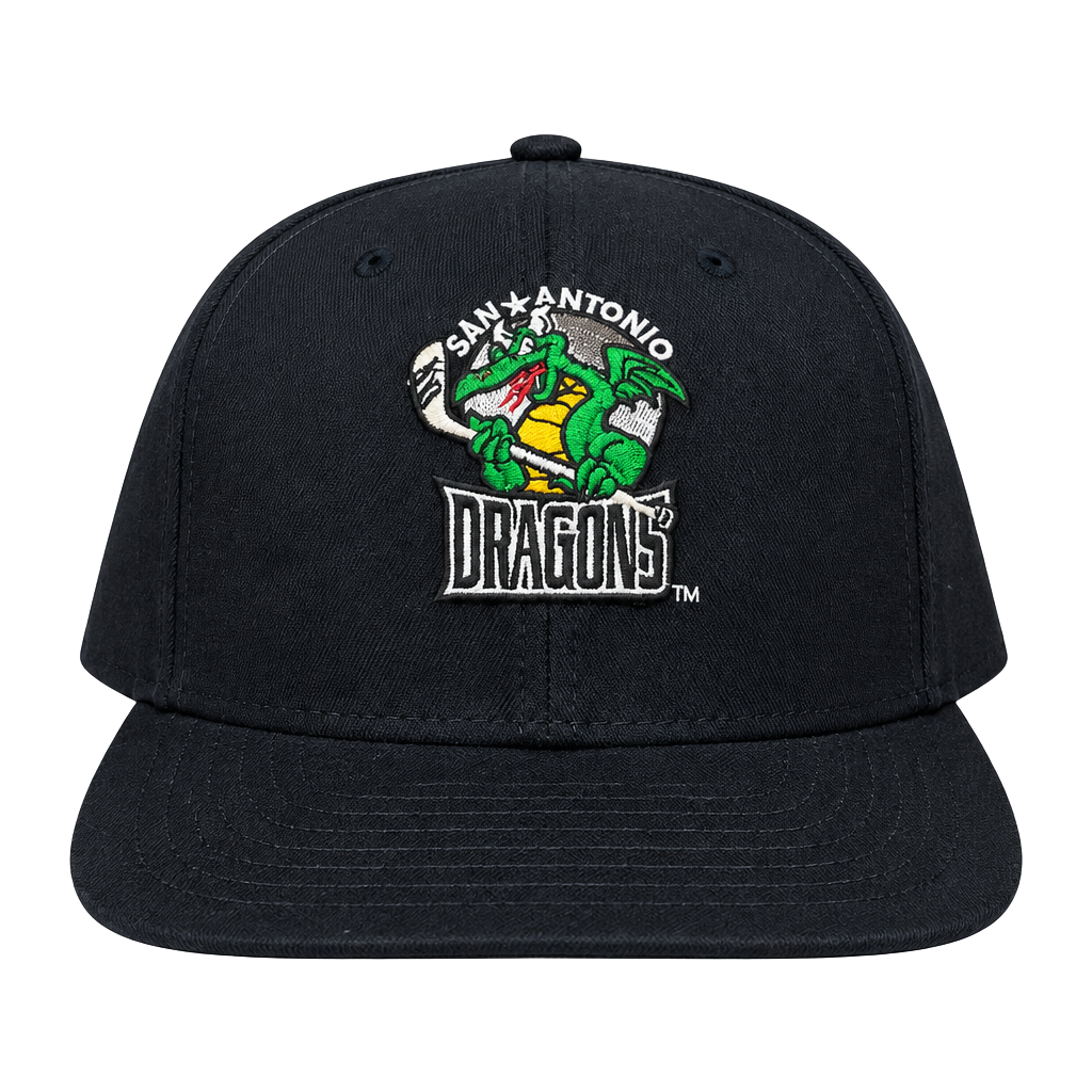 Vintage 90s SAN ANTONIO DRAGONS SnapBack Hat Rare Embroidered 1