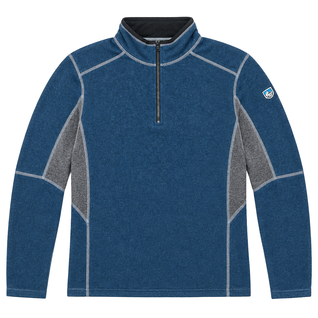 Kuhl Kashmira Men's Sweater XXL Long Sleeve Pullover 1/4 Zip Hiking Outdoor J2 1