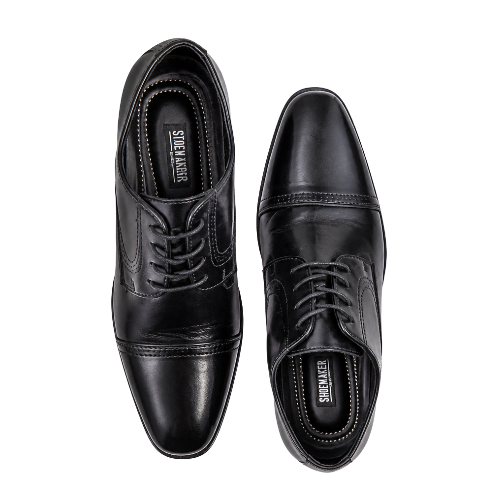 Stacy Adams Waltham Cap Toe Oxford Men's Dress Shoes Black 1