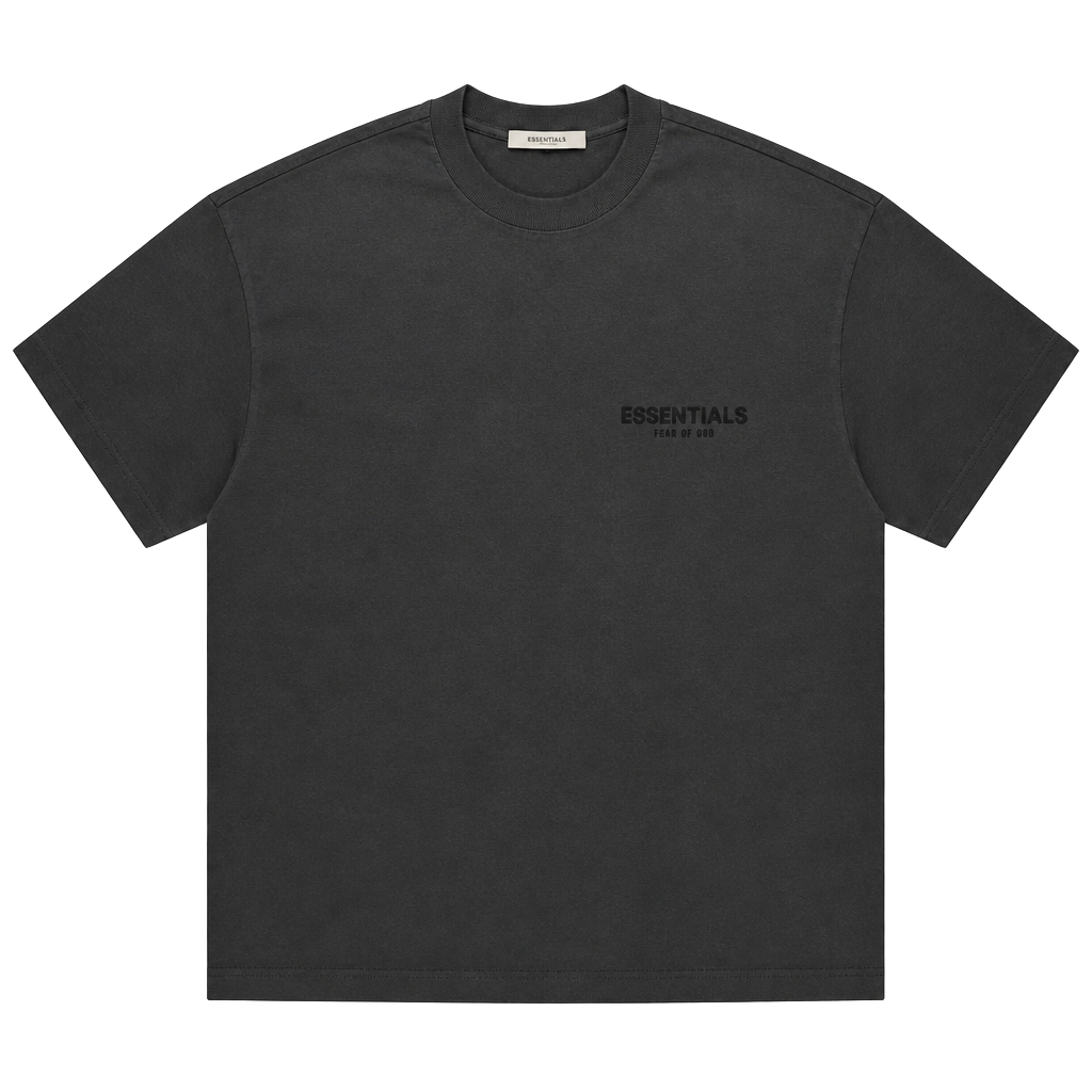 Essentials Fear of God Short Sleeve Crew Neck T-Shirt in Stretch Limo 1
