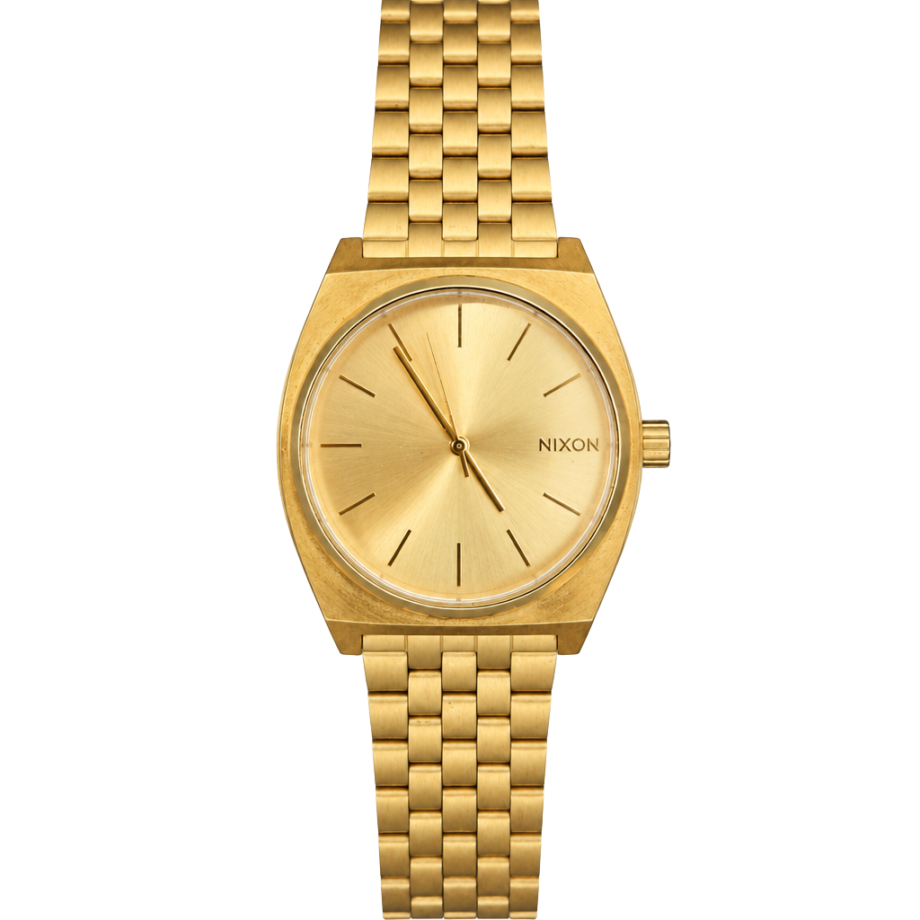Nixon Time Teller Gold Watch Stainless Steel 1