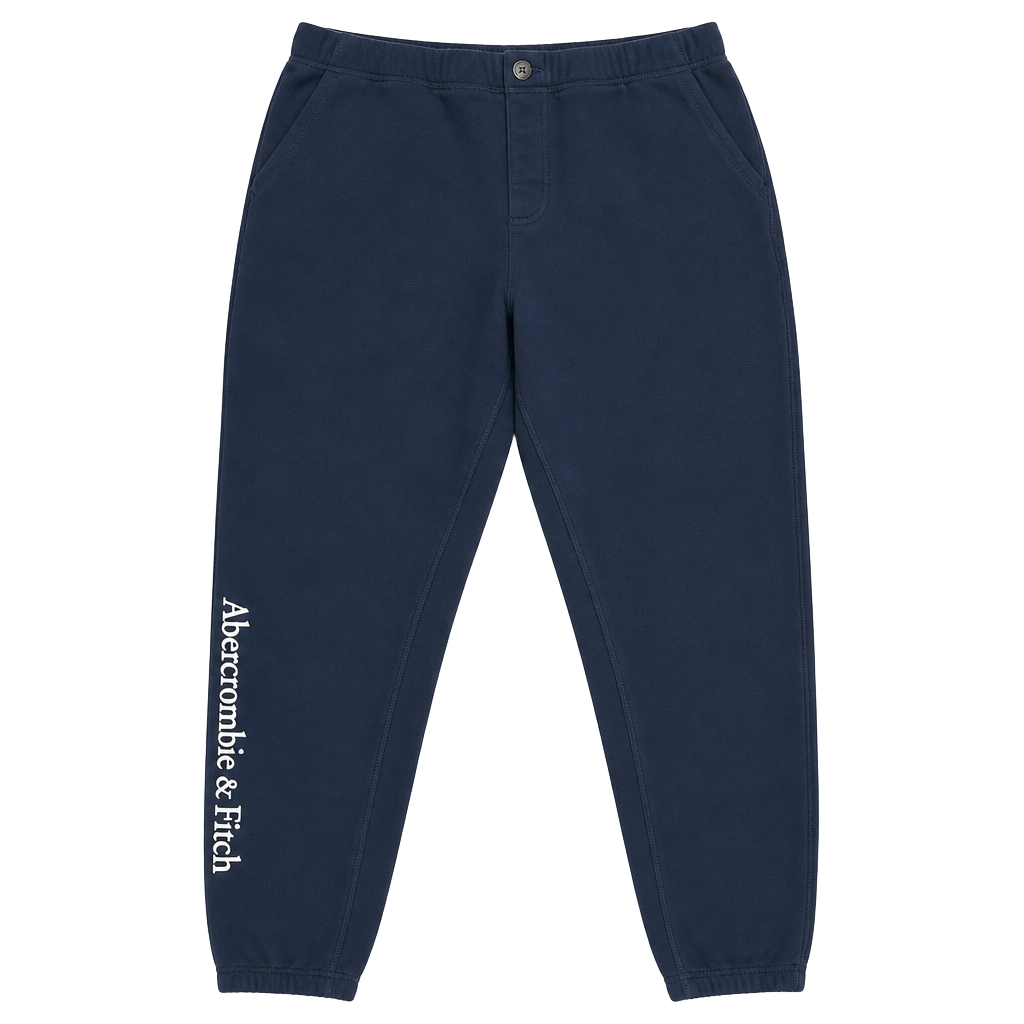 Abercrombie & Fitch fleece sweatpants Navy L 1