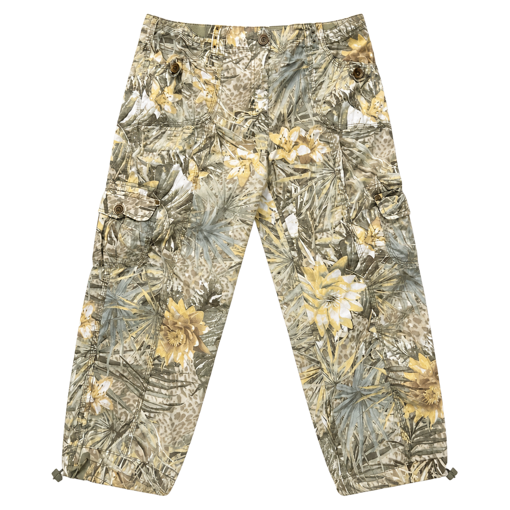 Chico's Brigitte Slim Ankle Palm-Print Pants 1