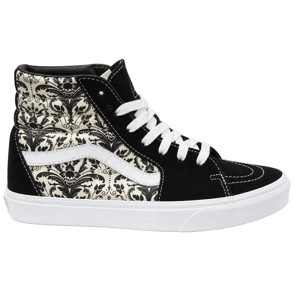 Vans Sk8-Hi Skull Tapestry Black/Bone Skate Shoes 9.5 1