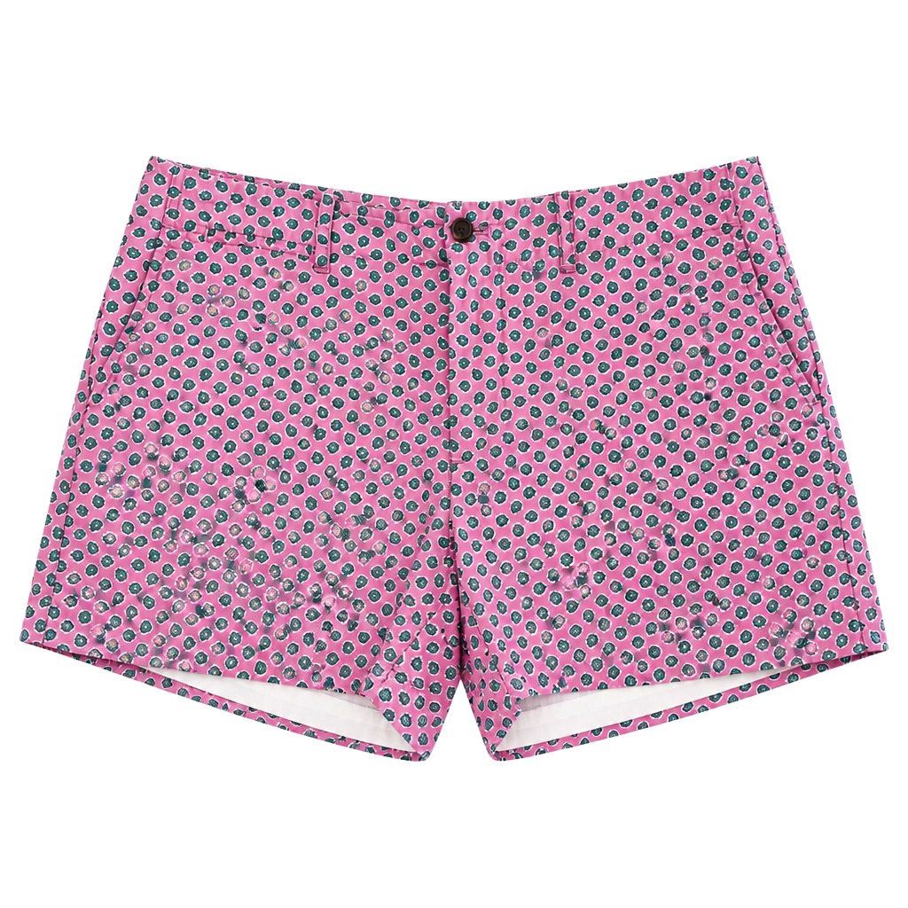 Ralph Lauren Sport Women's Size 10 Pink Floral Geometric Chino Shorts 1
