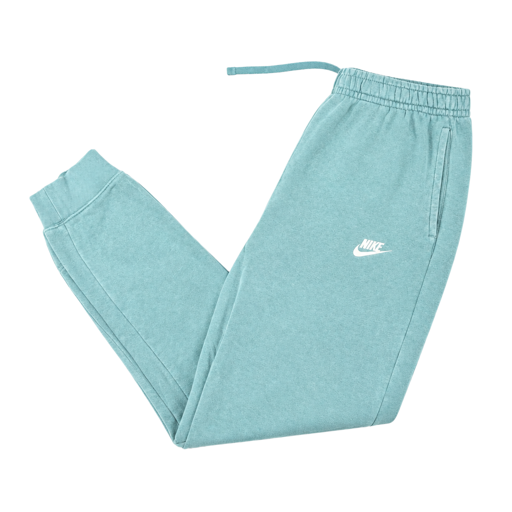 Nike Club Fleece Joggers Size L Blue Mineral Wash Sweatpants 1