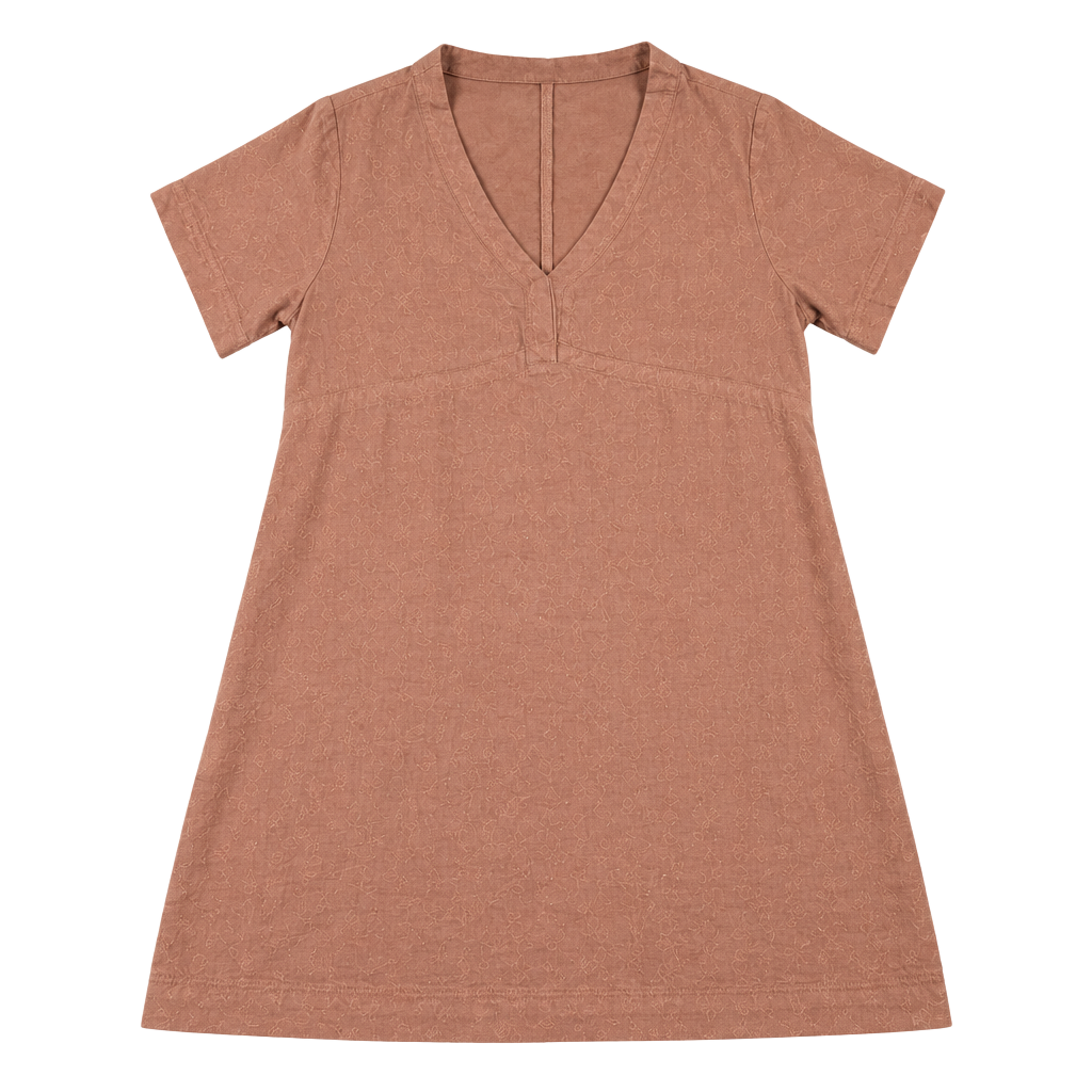 Old Navy Brown V-Neck Tunic Top Size L 1
