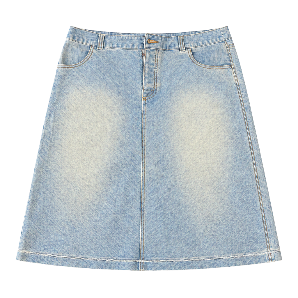Royal Robbins 2000s button fly Denim Skirt Size 14 1