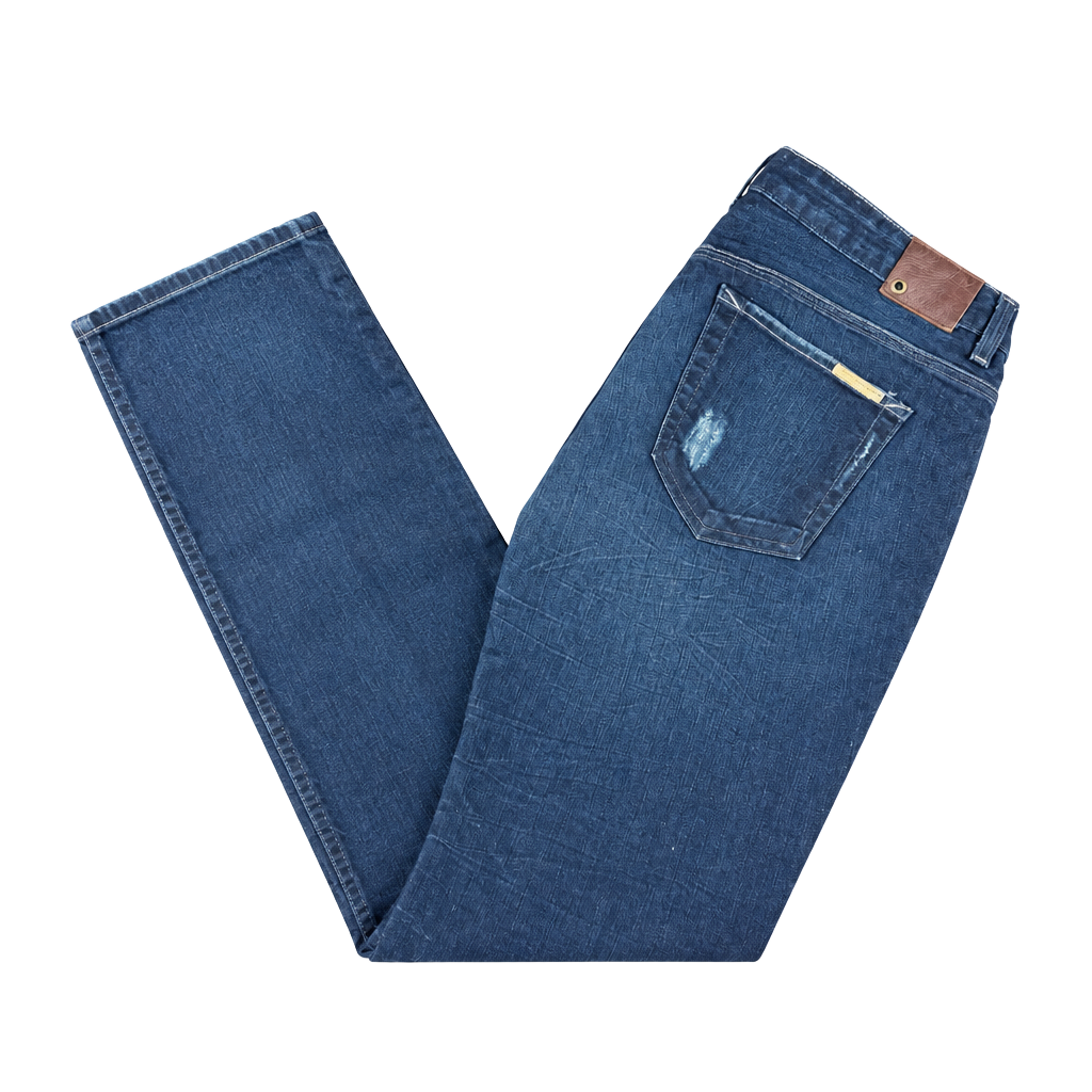 Armani Exchange 2000s Dark Blue Denim Jeans 1