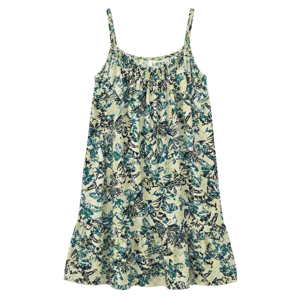 Joyspun Chemise Size 2X Blue Green Butterfly Sleepwear Nightgown 1