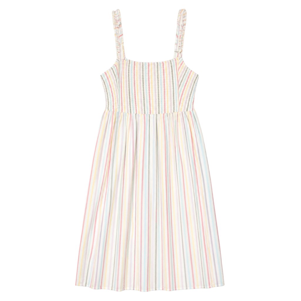 Plus Size - Midi Challis Smocked Tiered Dress - 1