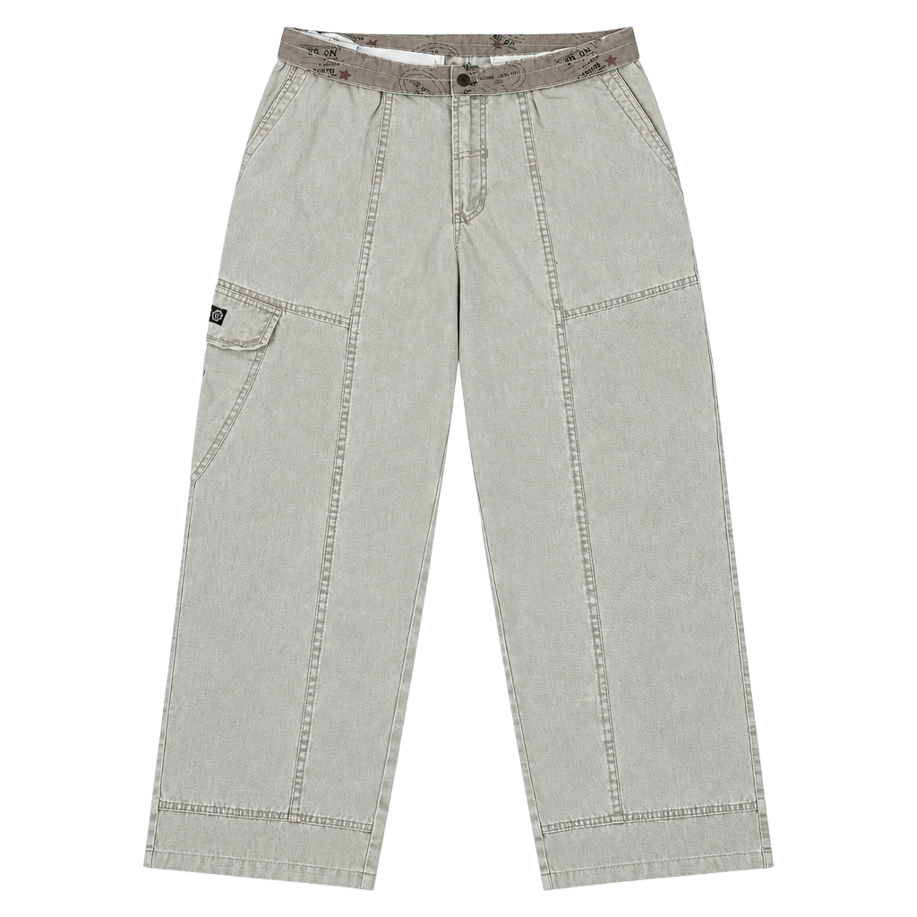 Bugle Boy Air Command Cargo Pants Beige Vintage 90s 1