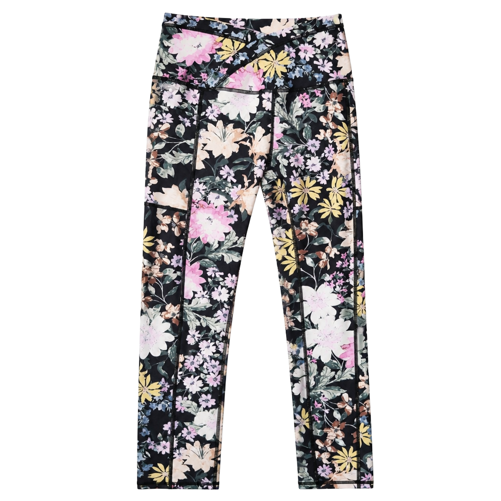 Saltwater Luxe Floral Print Leggings Size S 1