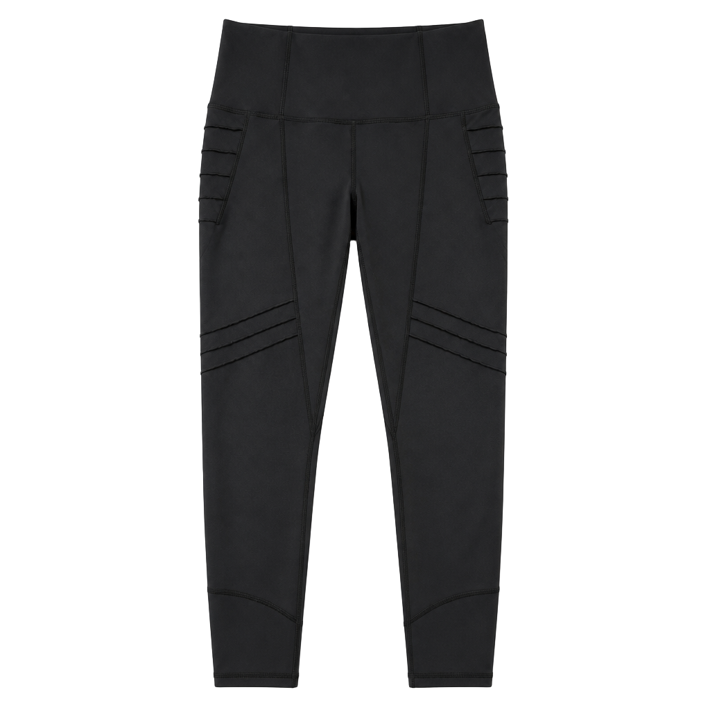 Oiselle Leggings Black Pocket Moto Athletic Pants 1