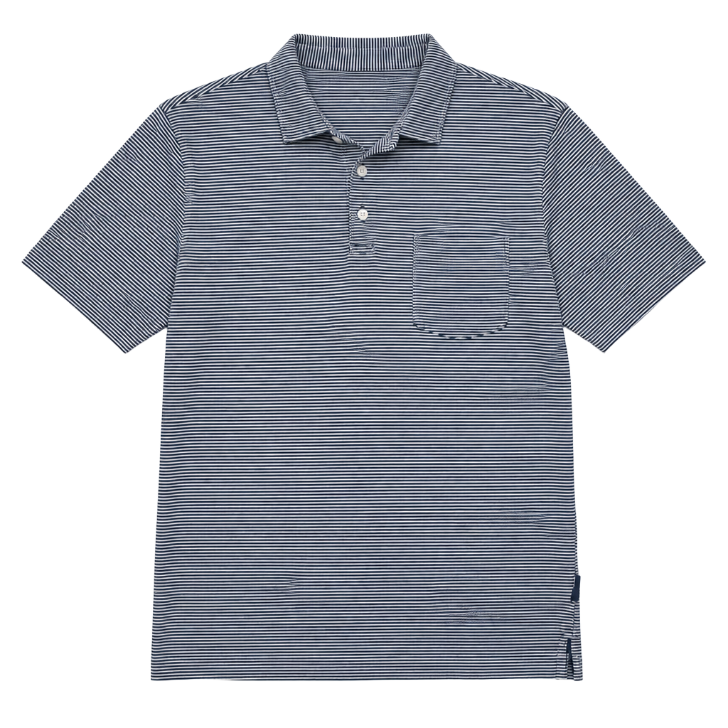 Patagonia Men's 100% Organic Cotton Striped Squeaky Clean Polo Shirt Size Medium 1