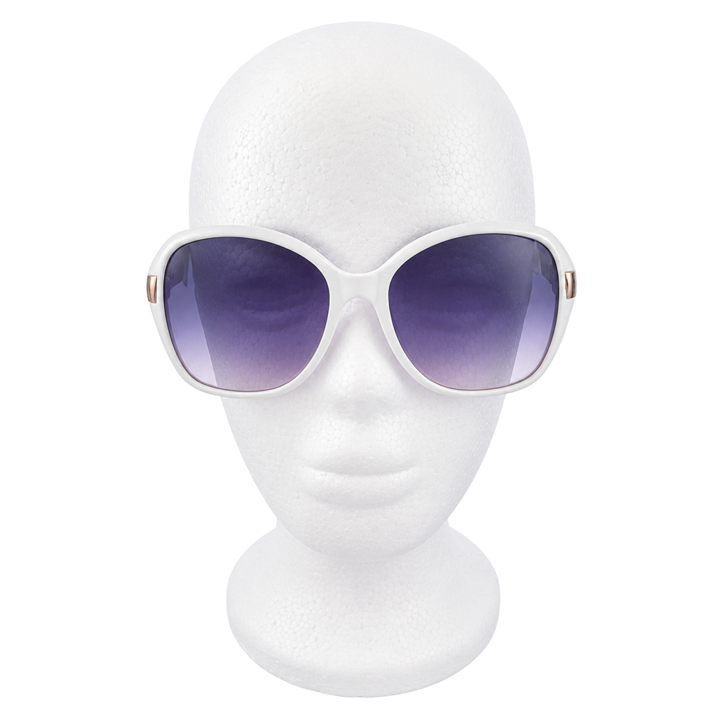 Guess GF0371 21T White Square Sunglasses 57-17 135 with Case 1