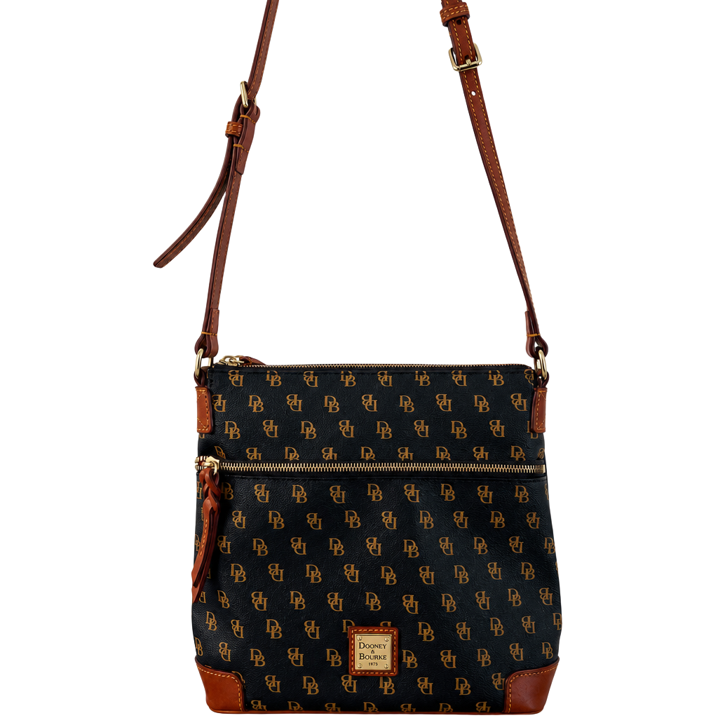 Dooney & Bourke Gretta Signature Monogram Crossbody Bag 1