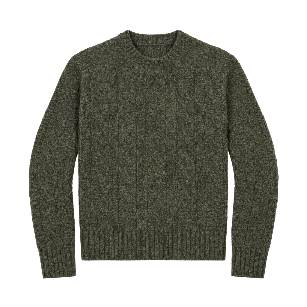 Polo Ralph Lauren Cable Knit Wool Sweater Size S 1