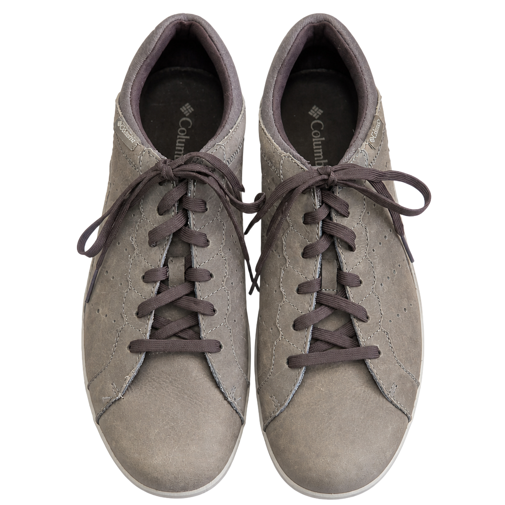 Columbia Three Passes Men's Brown Leather Sneakers 1