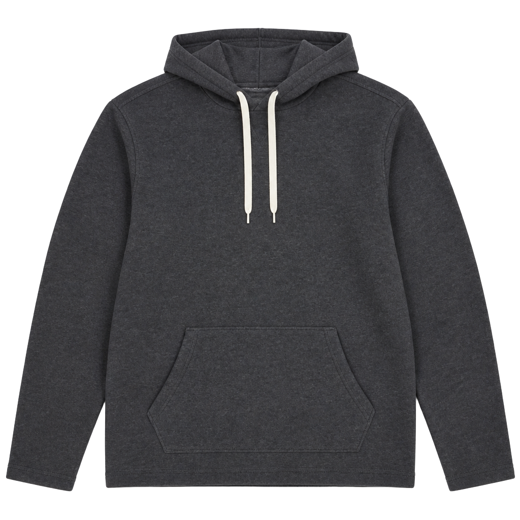 Lands' End Charcoal Fleece Jacket 1