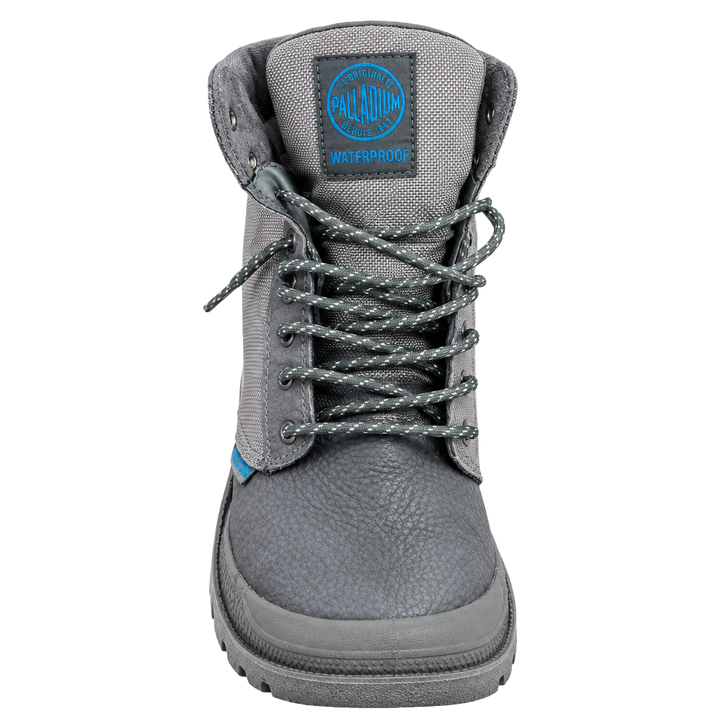Palladium Waterproof Boots Gray Leather 1