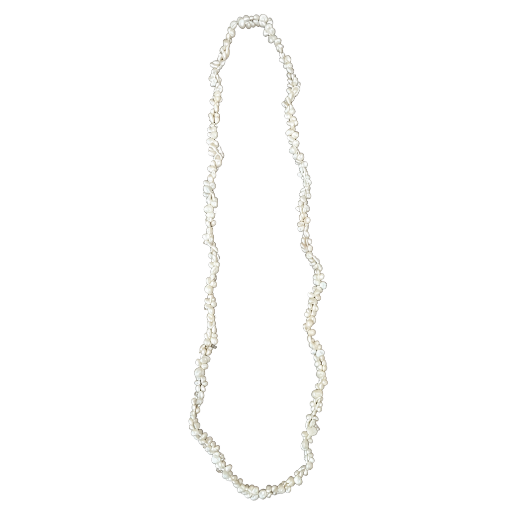 Natural Puka Shell Beaded Necklace 1