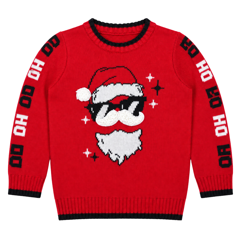 Holiday Time Santa Christmas Santa Sweater in size M (8) 1