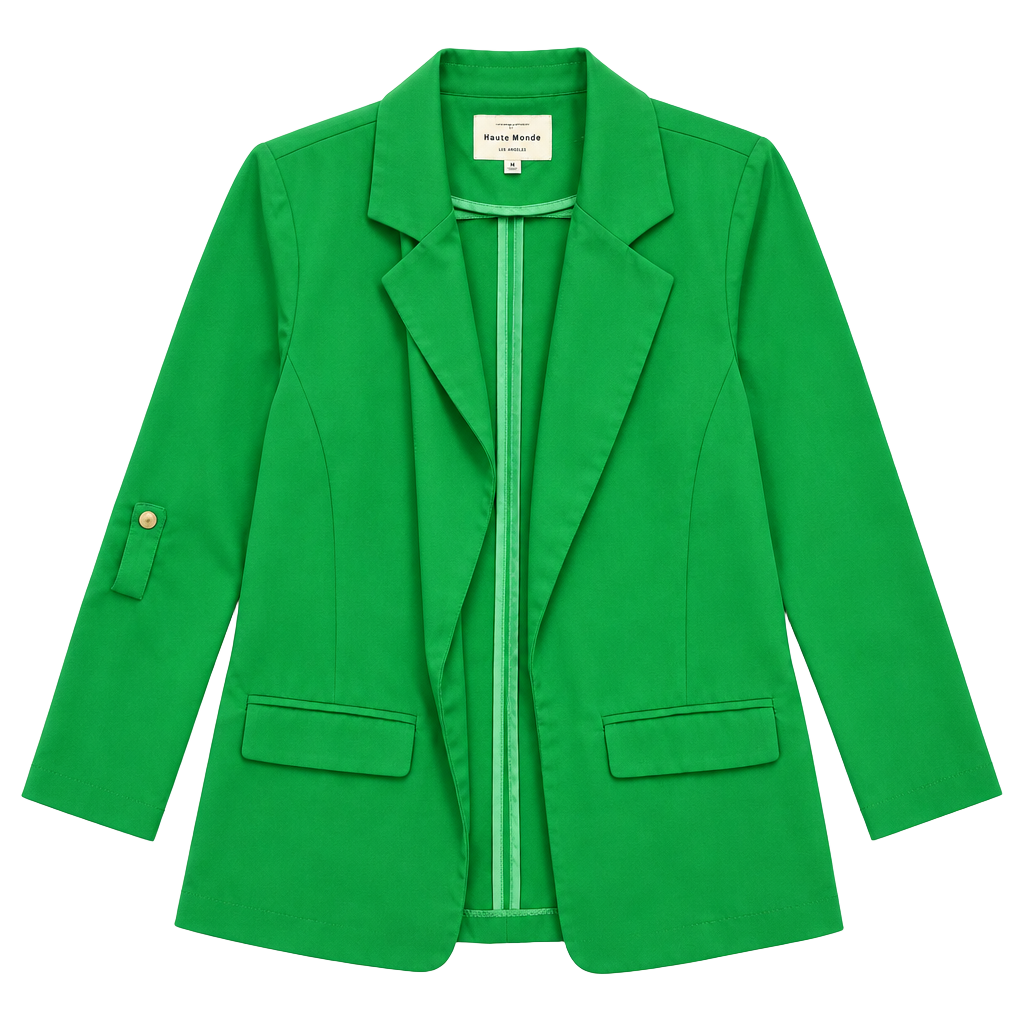 Haute Monde Green Blazer Size S 1