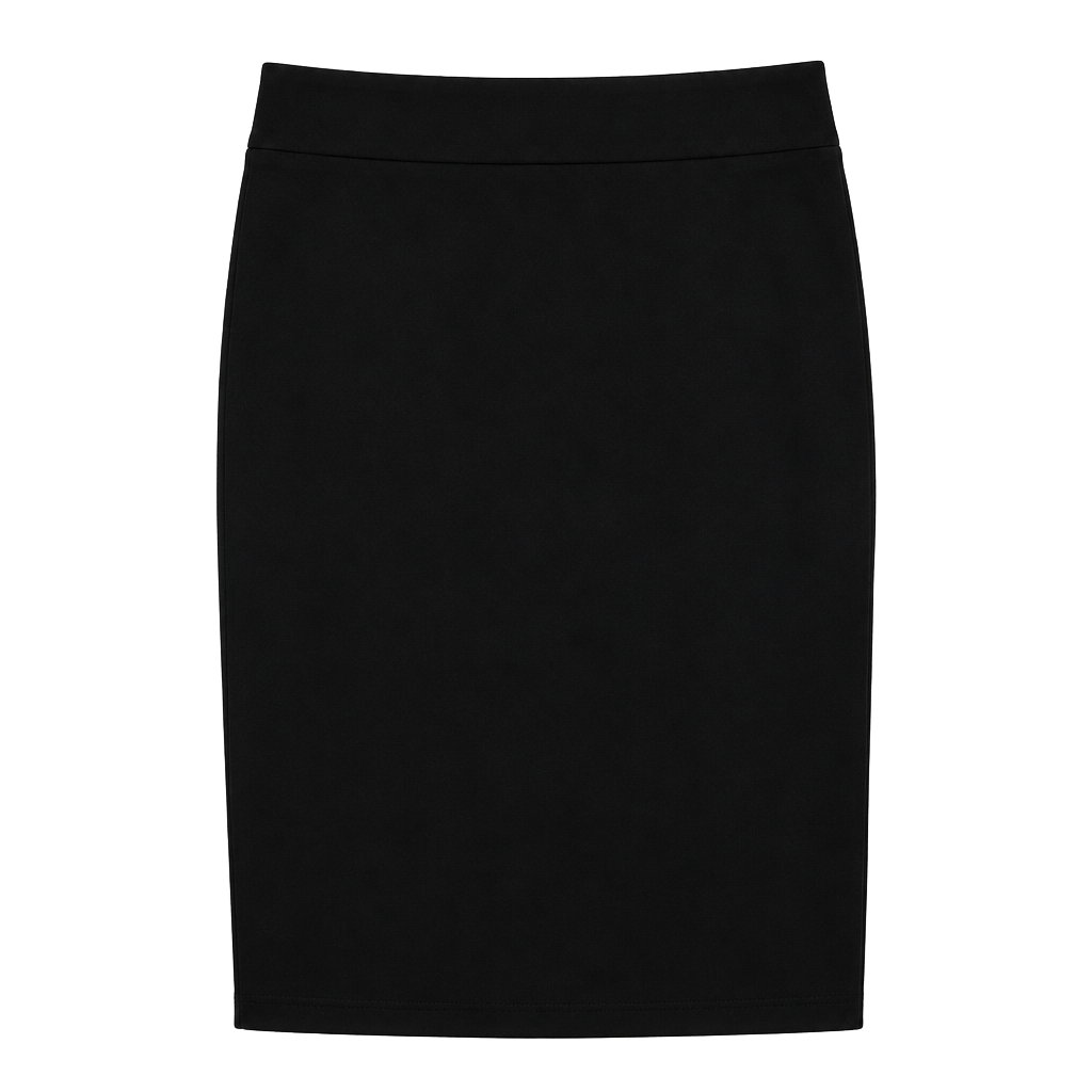 Talbots Black Pencil Skirt Size 4 Stretch Career Office Classic 1