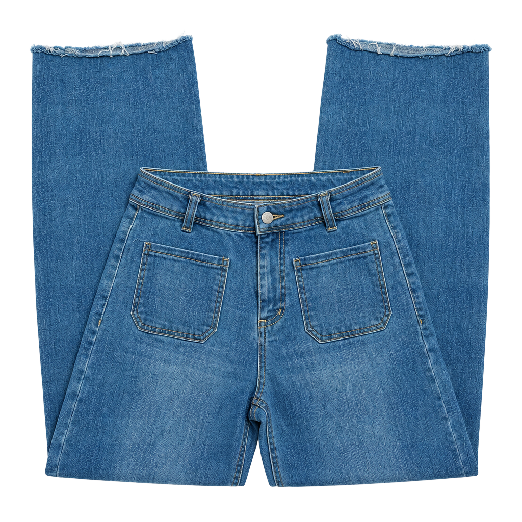 Oat New York Sailor Pant Size 2/26 Blue Denim 1