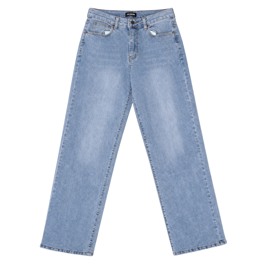 Fashion Nova Vintage Blue Wash High-Rise Straight Leg Jeans Size 5 1