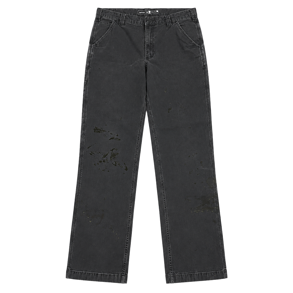 Carhartt Relaxed Fit Work Pants Size 34x34 Charcoal Gray Utility 1
