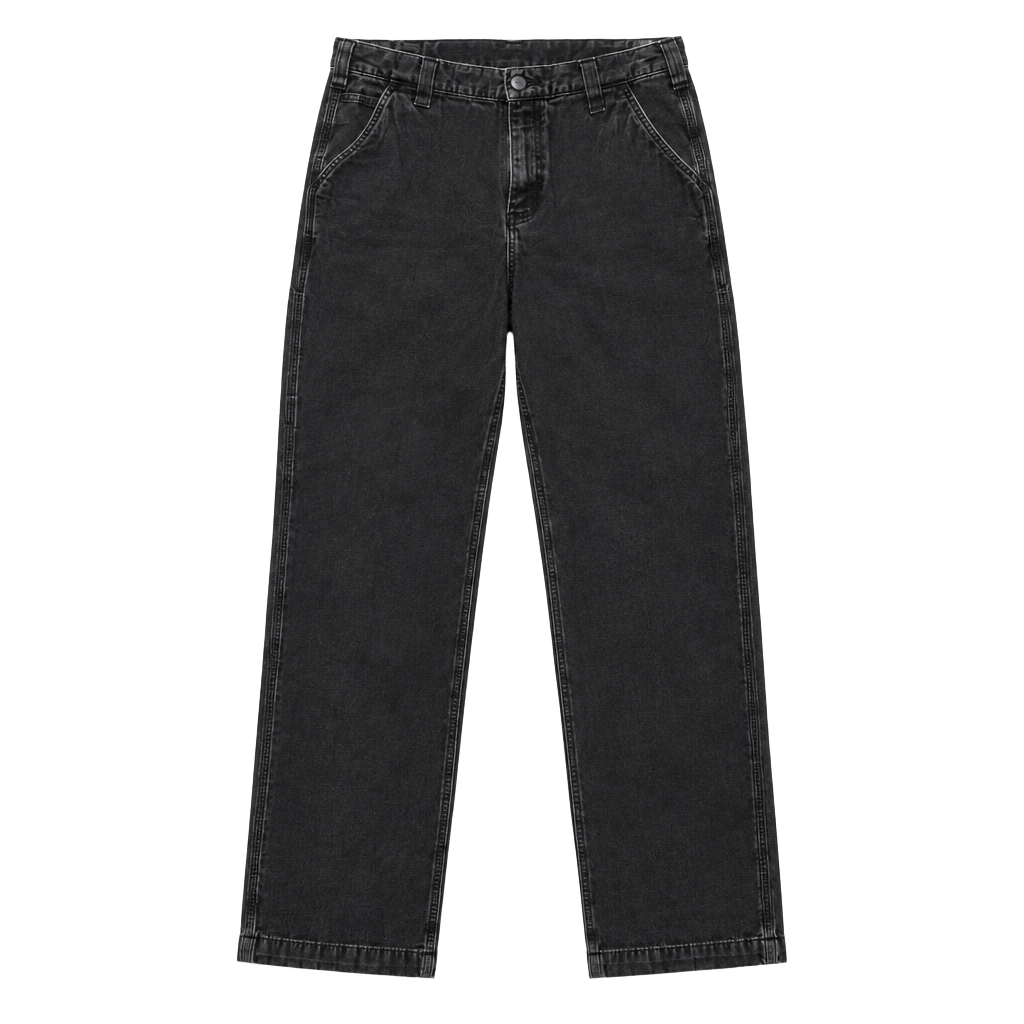 Carhartt Relaxed Fit Work Pants Size 34x32 Gray Canvas Utility 1