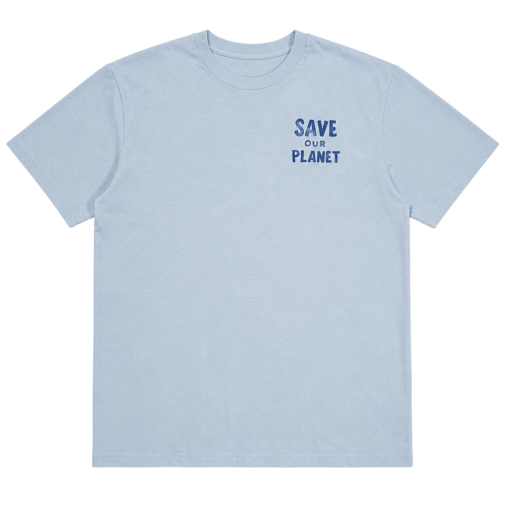 Hanes Heavyweight Save Our Planet T-Shirt Size XL Made in USA Vintage 1