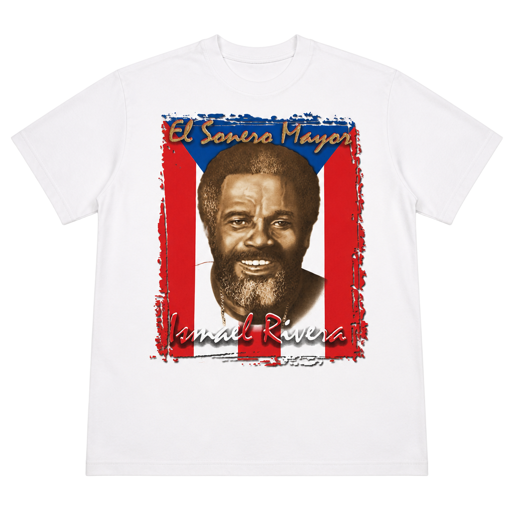 Vintage Ismael Rivera El Sonero Mayor Puerto Rico Graphic T-Shirt 3XL 1