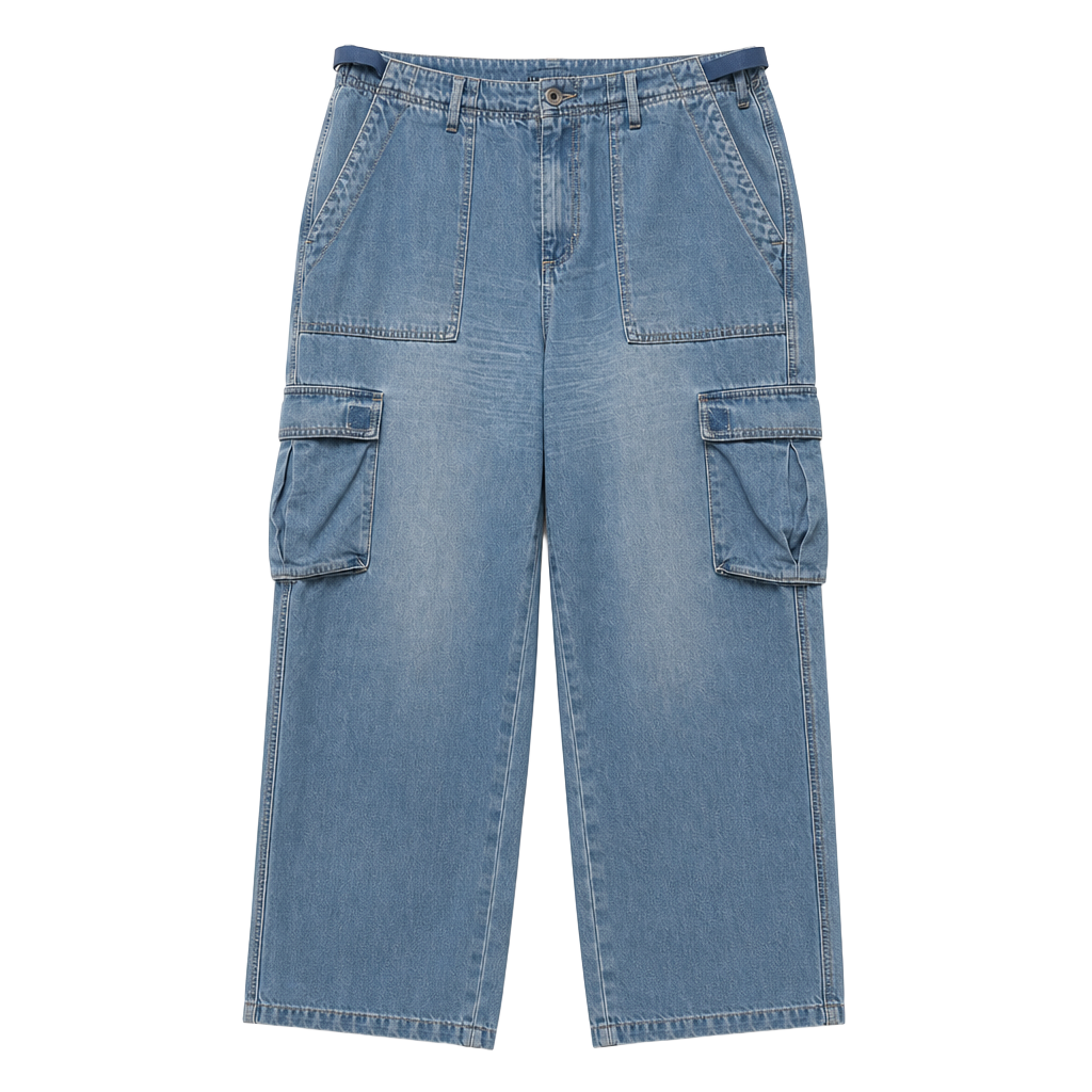 Sanctuary Reissue Cargo Denim Pants Size XL 1