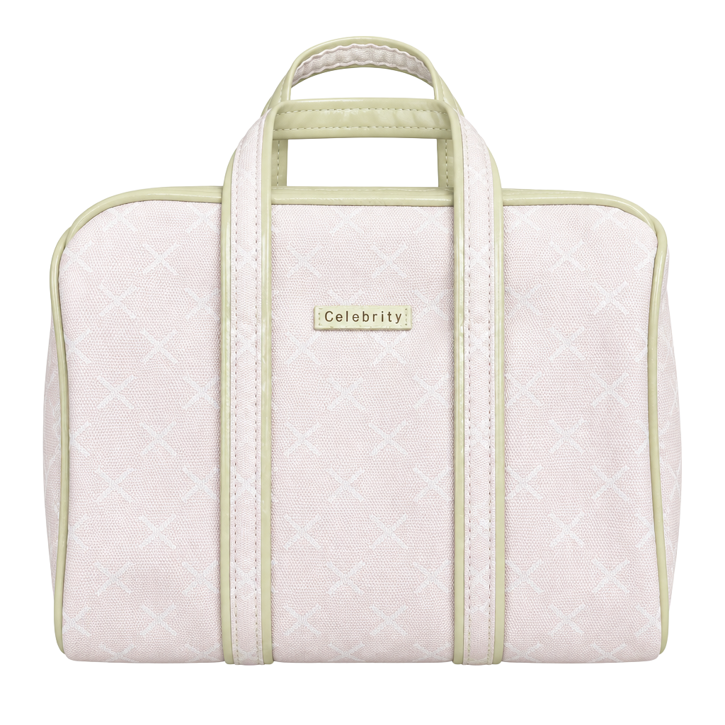 Celebrity Pastel Pink Top Handle Purse Bag Tote 1