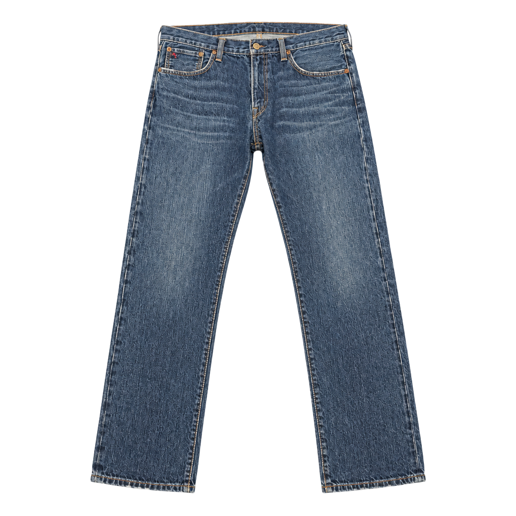 Polo Ralph Lauren Authentic Dungarees Jeans 33x32 Straight Blue 1