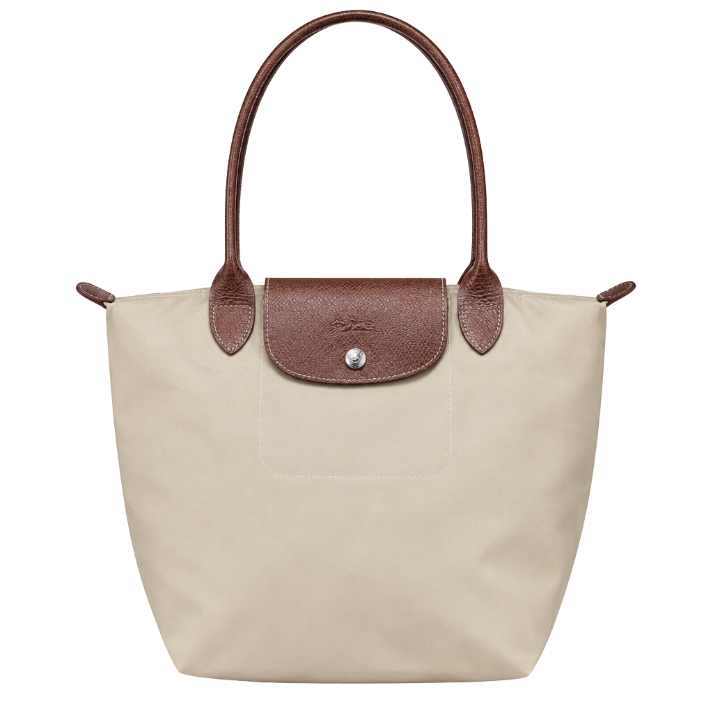 Longchamp Le Pliage Original Tote Bag Beige Nylon 1